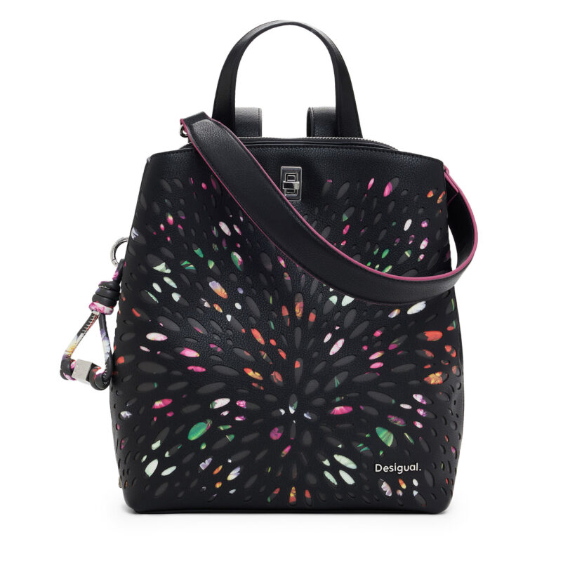 Раница Desigual Blackwell Sumy 25SAKP25 Черен цвят на ниска цена