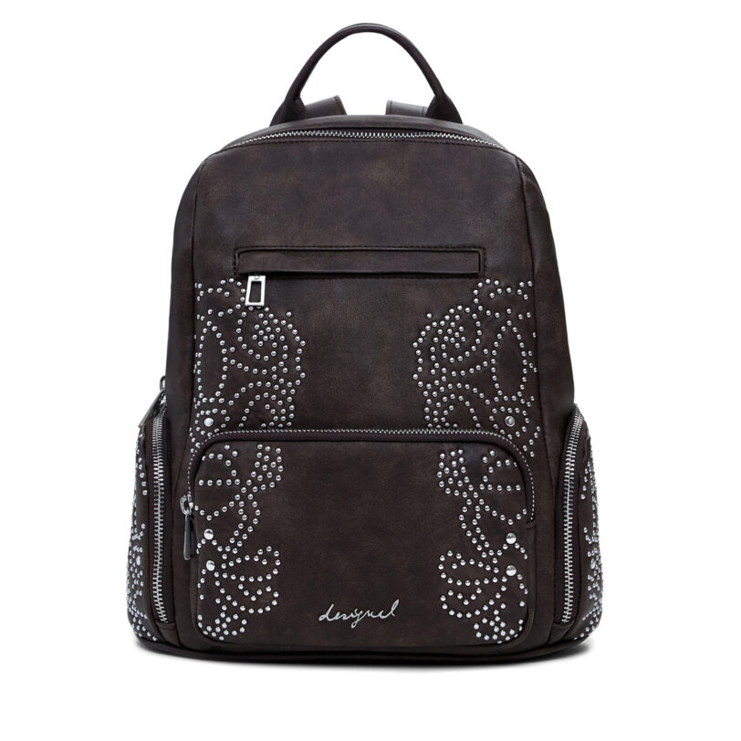 Раница Desigual Poker Face Chest 25WAKP22 Кафяв цвят на ниска цена