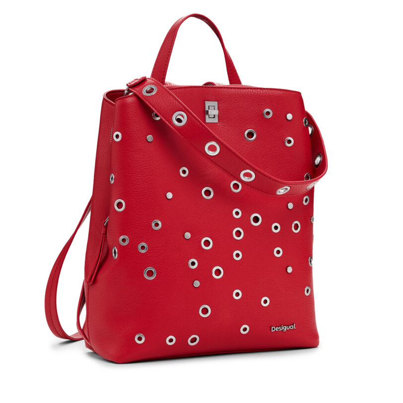 Раница Desigual Rebel Sumy Red 25SAKP31 Червен цвят на ниска цена