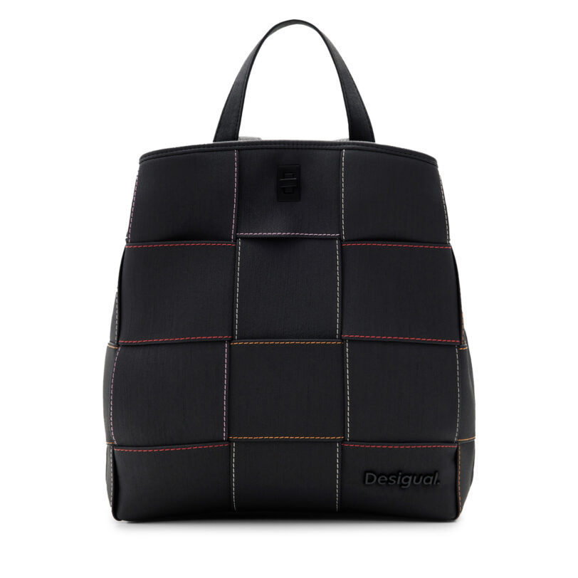 Раница Desigual Yoko Negro Sumy Mini 25SAKP35 Черен цвят на ниска цена