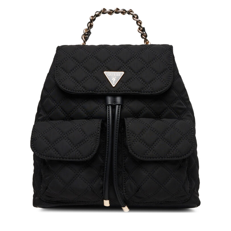 Раница Guess Giully II HWYQ96 73330 Черен цвят на ниска цена