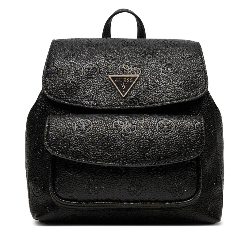 Раница Guess HWPG93 49310 Черен цвят на ниска цена