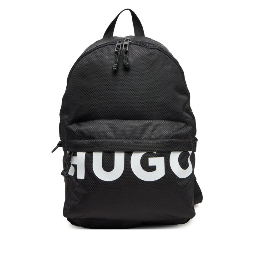Раница HUGO Shaun 50541899 Черен цвят на ниска цена