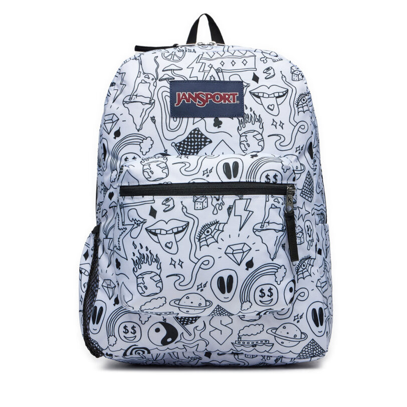 Раница JanSport Cross Town EK0A5BAI8O8 Бял цвят на ниска цена