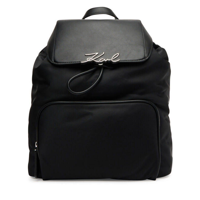 Раница KARL LAGERFELD A3W30019 Черен цвят на ниска цена