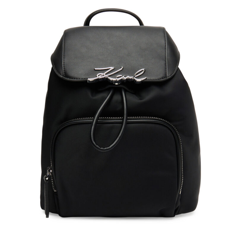 Раница KARL LAGERFELD A3W30027 Черен цвят на ниска цена