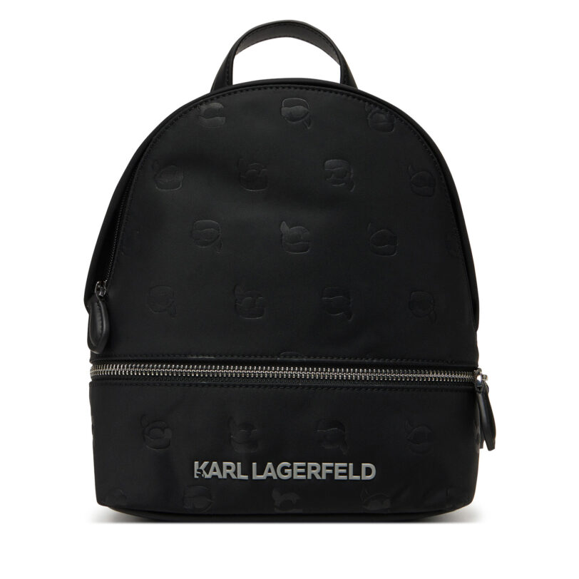 Раница KARL LAGERFELD A3W30122 Черен цвят на ниска цена