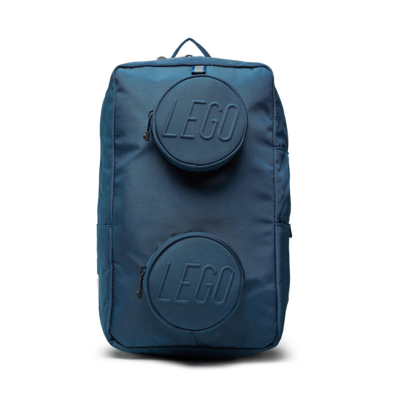 Раница LEGO Brick 1x2 Backpack 20204-0140 Тъмносин цвят на ниска цена