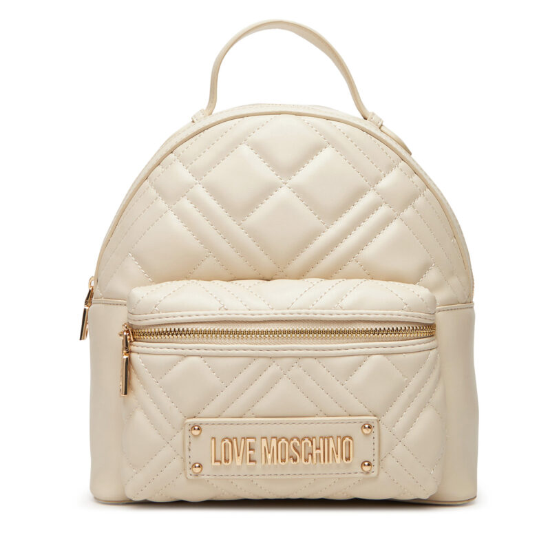 Раница LOVE MOSCHINO JC4148PP0MLA0110 Екрю цвят на ниска цена
