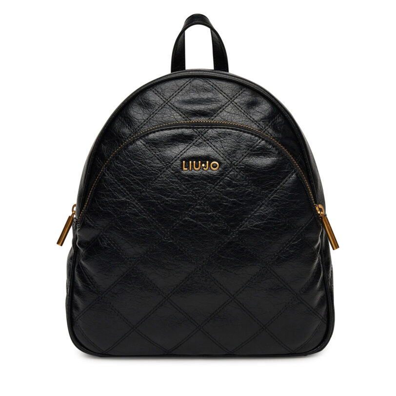 Раница Liu Jo Ecs M Backpack AA5123 E0914 Черен цвят на ниска цена