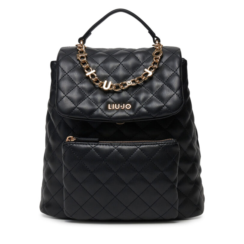 Раница Liu Jo Ecs M Backpack AA5131 E0015 Черен цвят на ниска цена