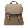 Раница MICHAEL Michael Kors Quinn 30T5GQNB0L Бежов цвят на ниска цена