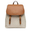 Раница MICHAEL Michael Kors Quinn 30T5GQNB2B Бежов цвят на ниска цена