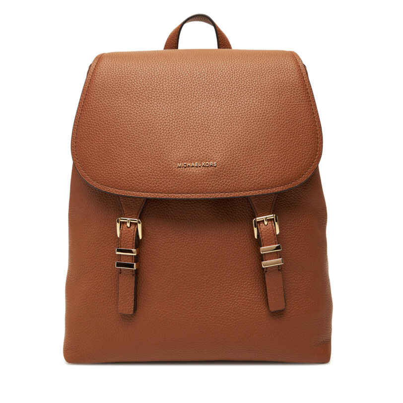Раница MICHAEL Michael Kors Quinn 30T5GQNB2L Кафяв цвят на ниска цена