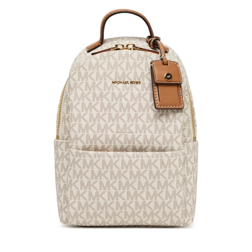 Раница MICHAEL Michael Kors Sable 30T5G3XB1B Бежов цвят на ниска цена
