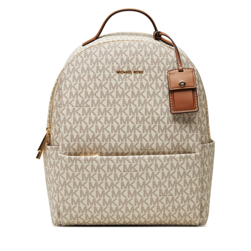 Раница MICHAEL Michael Kors Sable 30T5G3XB2B Бежов цвят на ниска цена