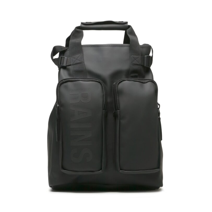 Раница Rains Texel Tote Backpack W3 14240 Черен цвят на ниска цена