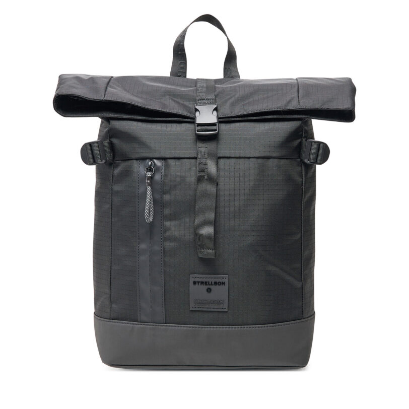 Раница Strellson Northwood Rs Rolltop Backpack 14″ 4010003304 Черен цвят на ниска цена