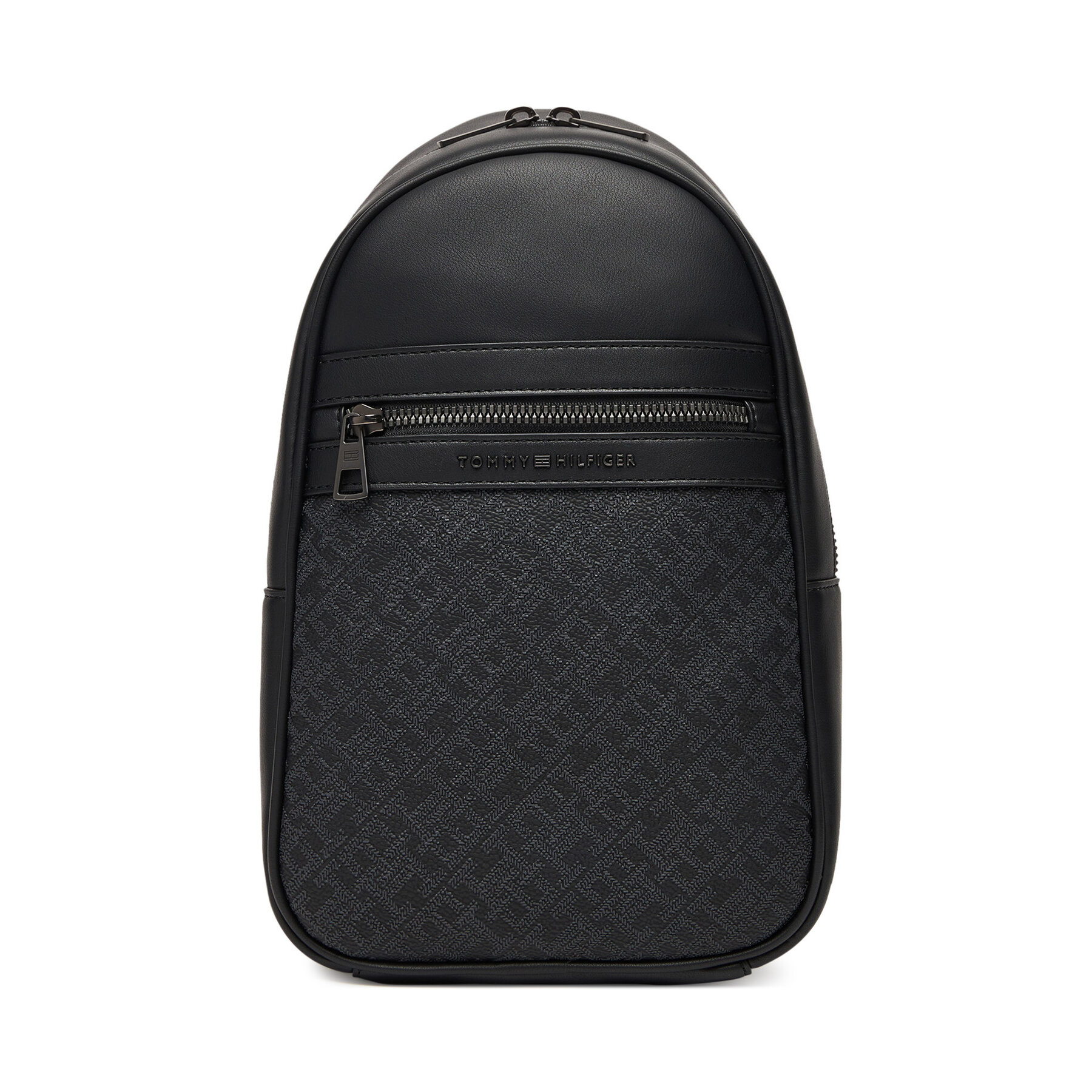 Раница Tommy Hilfiger AM0AM13578 Черен цвят на ниска цена