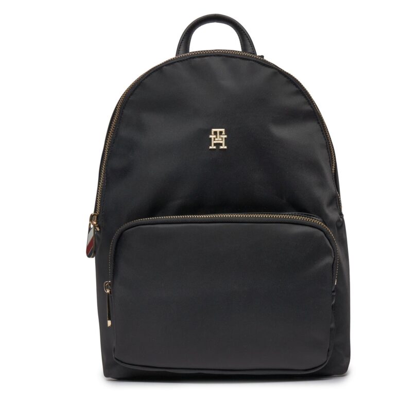 Раница Tommy Hilfiger Poppy AW0AW15641 Черен цвят на ниска цена