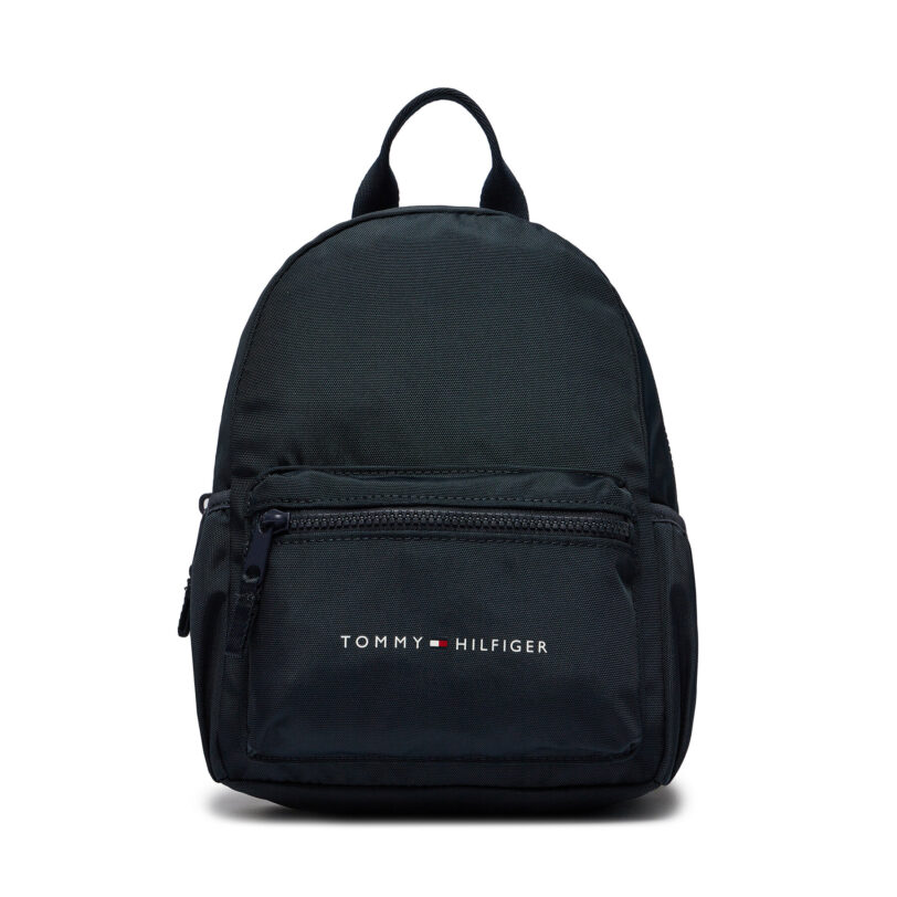 Раница Tommy Hilfiger Th Essential Mini Backpack AU0AU01770 Тъмносин цвят на ниска цена