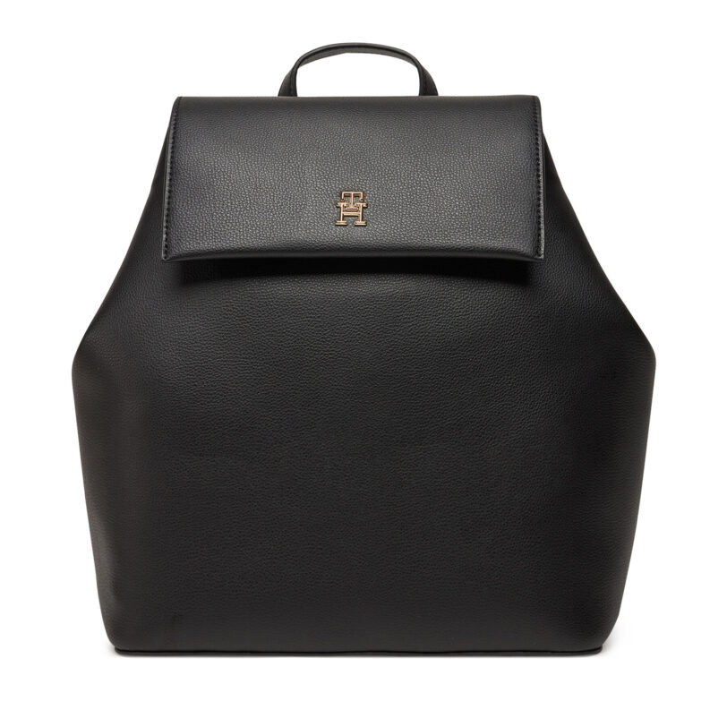 Раница Tommy Hilfiger Th Legacy Backpack AW0AW17407 Черен цвят на ниска цена