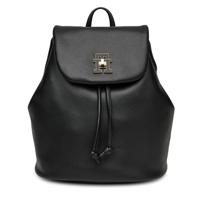 Раница Tommy Hilfiger Th Modern Backpack AW0AW17470 Черен цвят на ниска цена