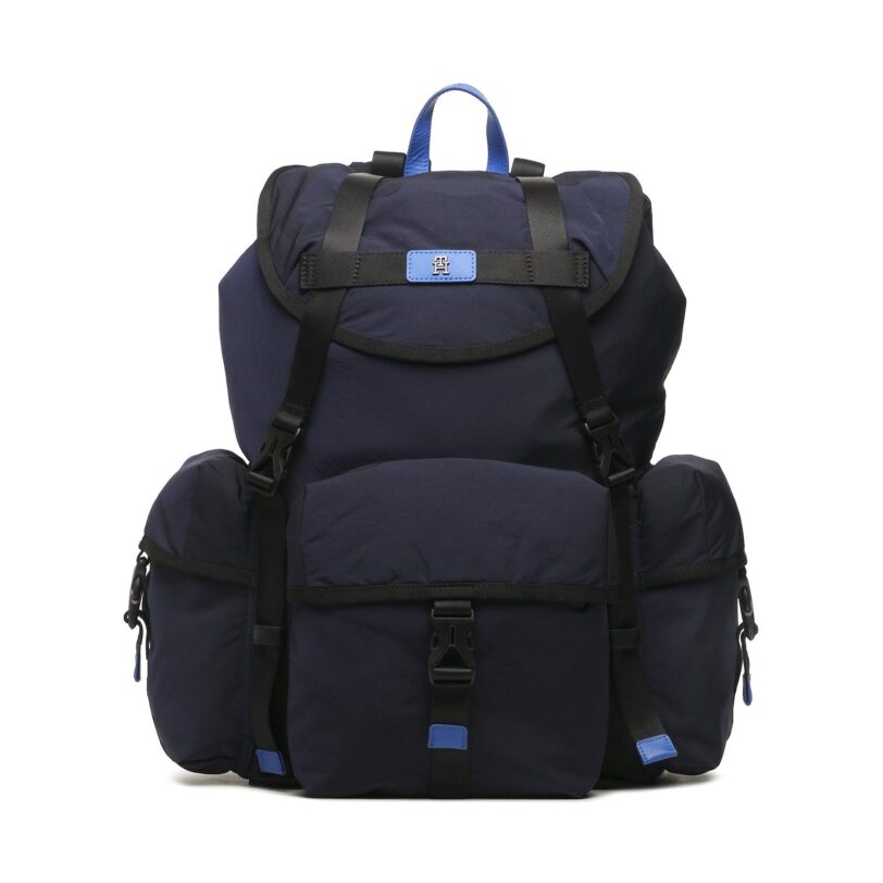 Раница Tommy Hilfiger Th Modern Utility Backpack AM0AM11391 Тъмносин цвят на ниска цена