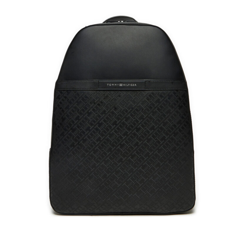 Раница Tommy Hilfiger Th Monogram Backpack AM0AM13071 Черен цвят на ниска цена