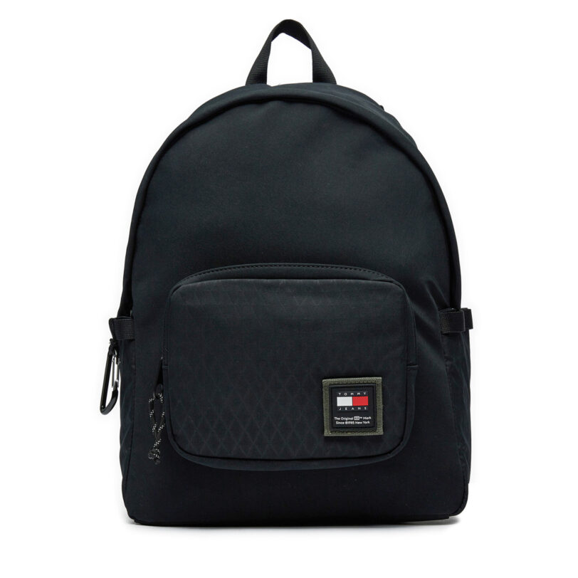 Раница Tommy Jeans Tjm Purpose Backpack AM0AM12402 Черен цвят на ниска цена
