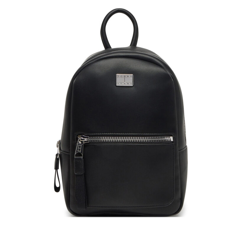 Раница Tommy Jeans Tjw American Cool Backpack AW0AW17285 Черен цвят на ниска цена