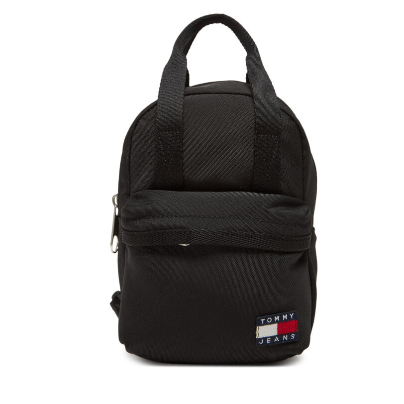 Раница Tommy Jeans Tjw Daily 2 Ways Backpack AW0AW17577 Черен цвят на ниска цена