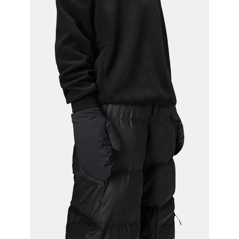 Ръкавици Rains Alta Puffer Mittens W2T3 16070 Черен цвят на ниска цена