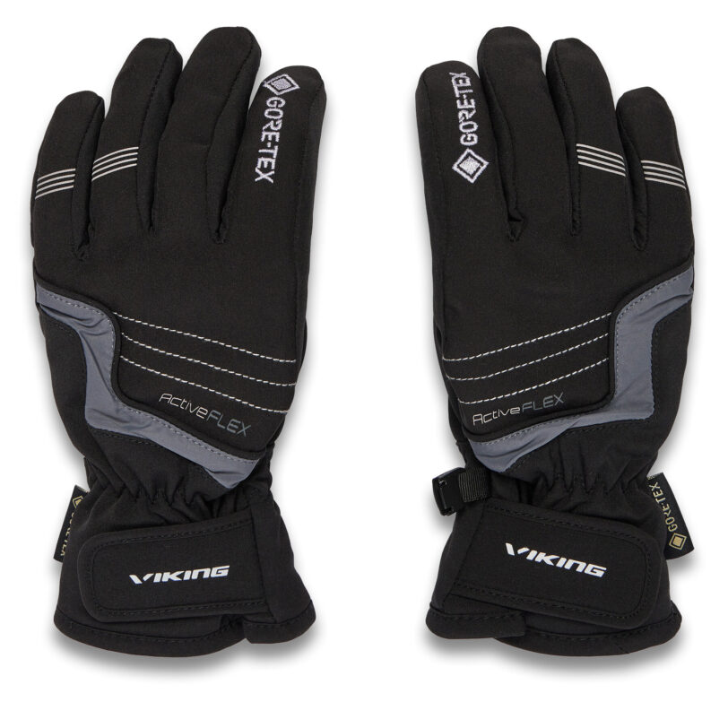 Ръкавици за ски Viking Helix GTX Ski 165/22/2252/08 Черен цвят на ниска цена