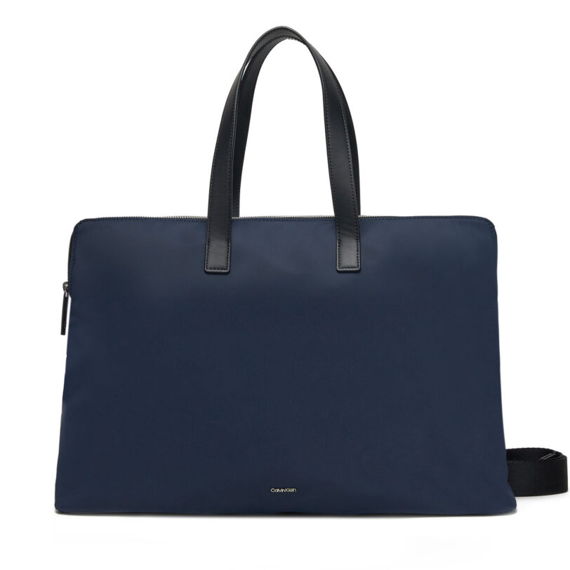 Сак Calvin Klein Business Tech 2g Carryall K50K512934 Тъмносин цвят на ниска цена