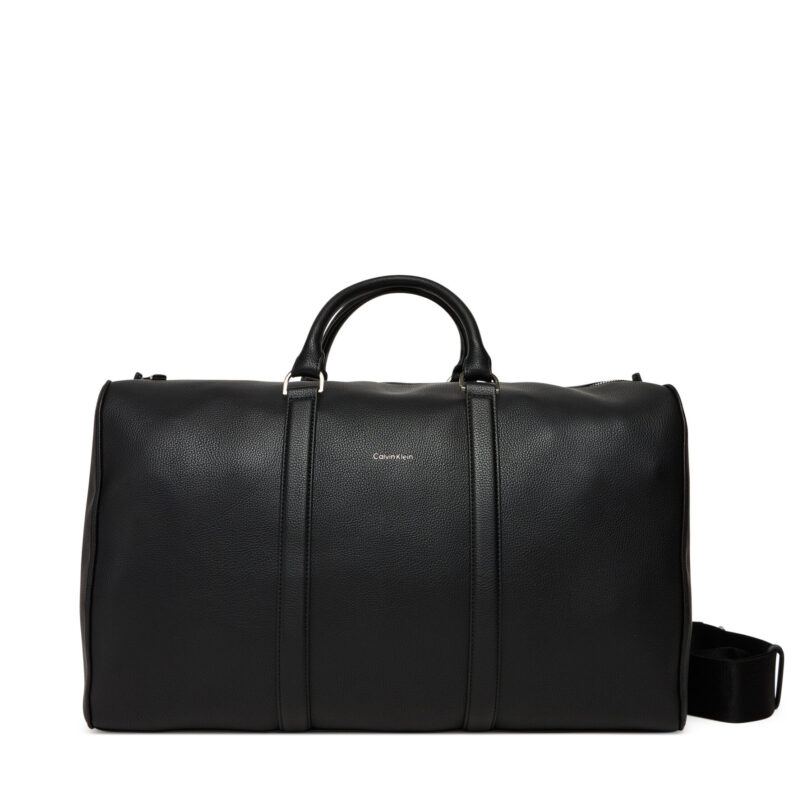 Сак Calvin Klein Raised Duffle LV04D3158G Черен цвят на ниска цена