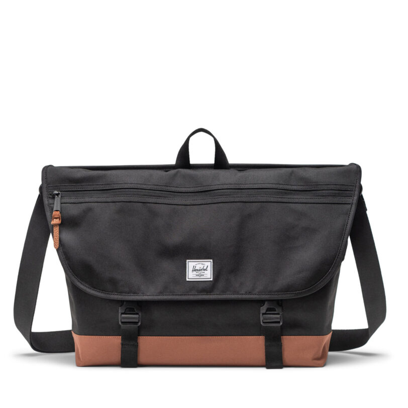 Сак Herschel Cove Messenger 11529-04735 Черен цвят на ниска цена
