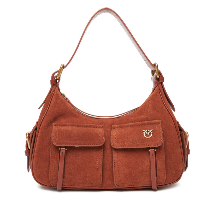 Сак PINKO Cargo Bag Classic PE PLTT 102794 A29N Кафяв цвят на ниска цена