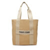 Сак Tommy Jeans Retro Cool Tote AM0AM13278 Бежов цвят на ниска цена