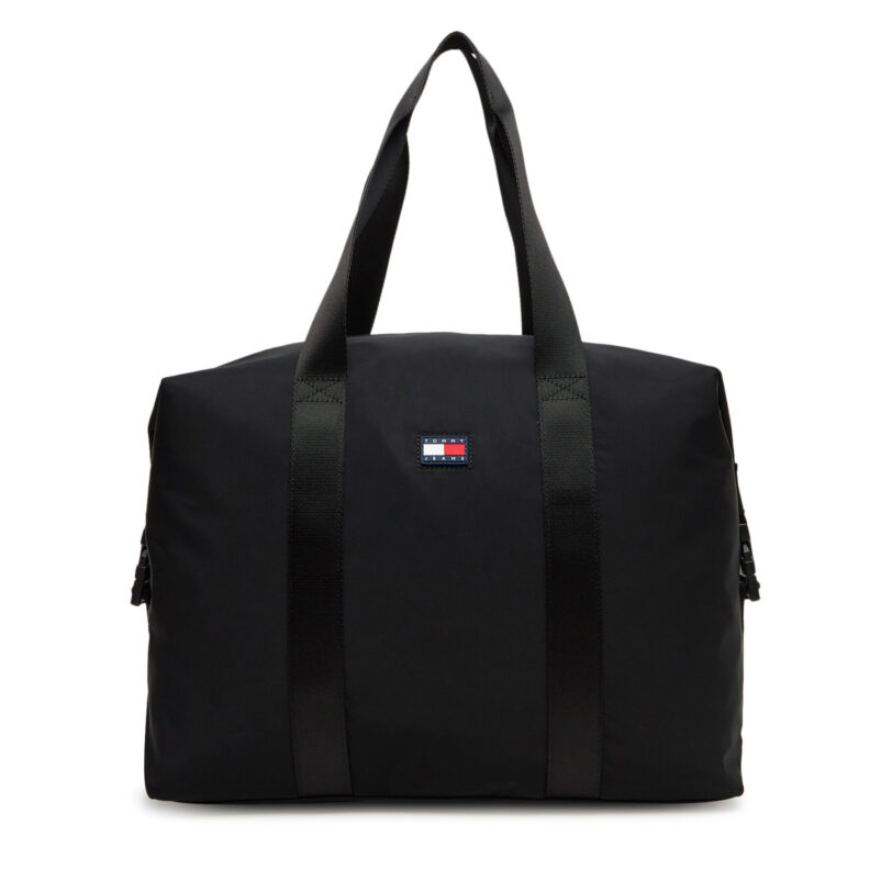 Сак Tommy Jeans Tjm Urban Duffle AM0AM13399 Черен цвят на ниска цена