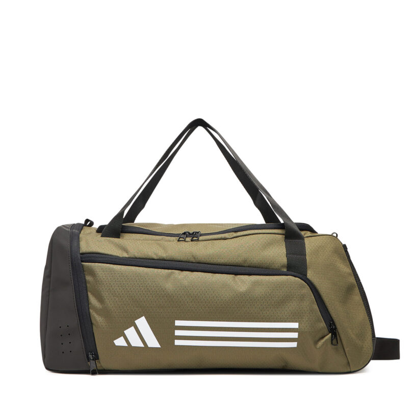 Сак adidas Essentials 3-Stripes Duffel Bag Small IZ1907 Каки цвят на ниска цена