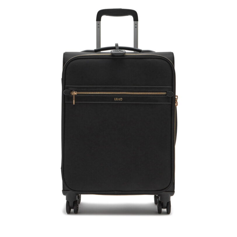 Самолетен куфар за ръчен багаж Liu Jo L Trolley AF4315 T8610 Черен цвят на ниска цена