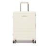 Самолетен куфар за ръчен багаж Tommy Hilfiger Th Travel Cabin Case AW0AW17829 Екрю цвят на ниска цена