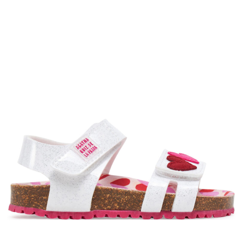 Сандали Agatha Ruiz de la Prada 252940 M Бял цвят на ниска цена