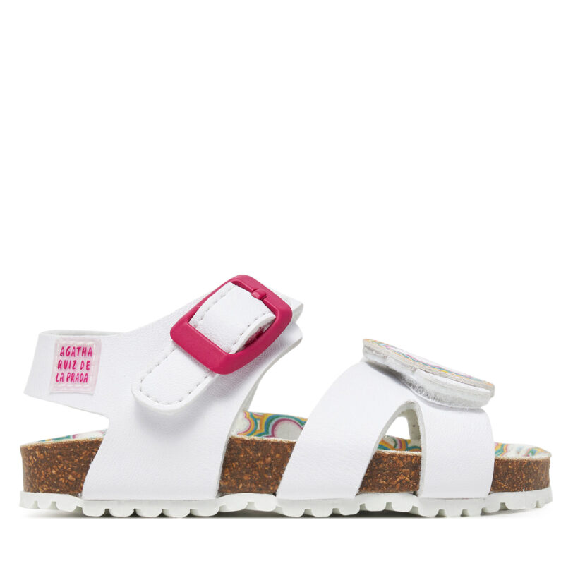 Сандали Agatha Ruiz de la Prada 252941 M Бял цвят на ниска цена