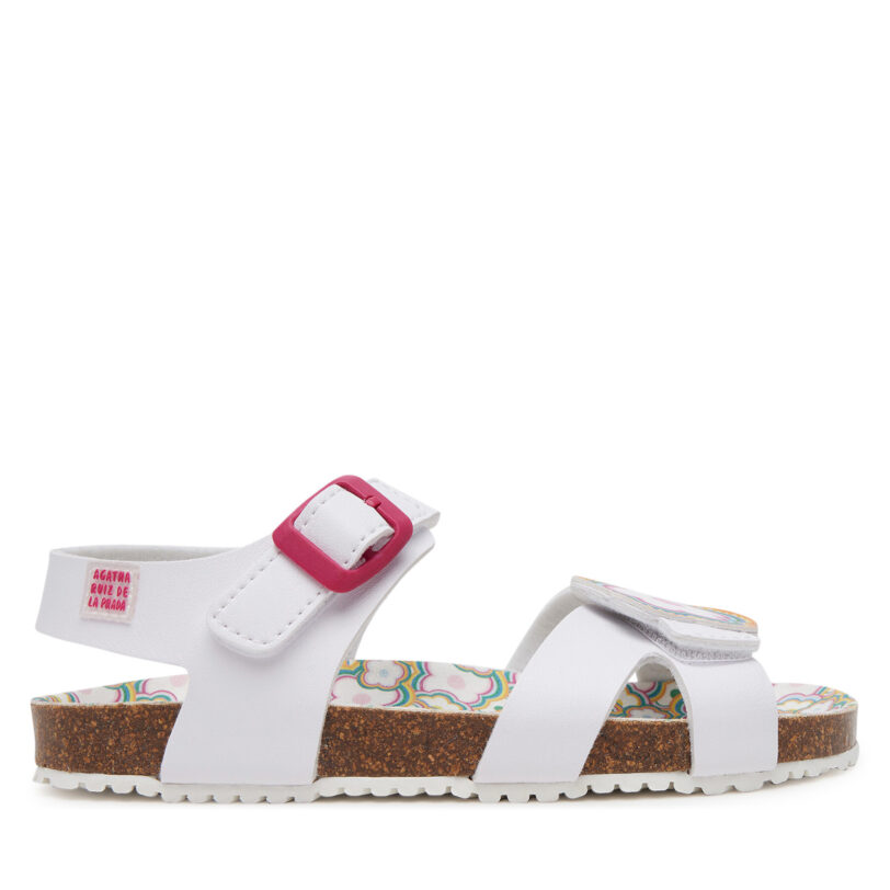 Сандали Agatha Ruiz de la Prada 252941 S Бял цвят на ниска цена