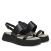 Сандали Armani Exchange XDP054 XV921 00002 Черен цвят на ниска цена