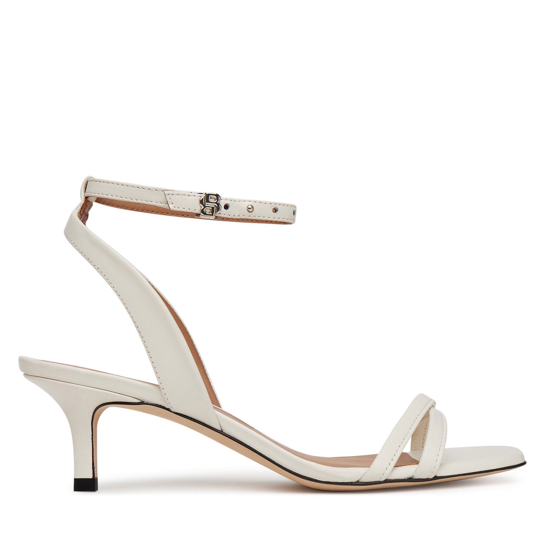 Сандали BOSS 50542370 Бял цвят на ниска цена