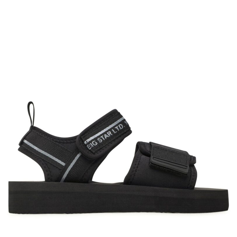 Сандали Big Star Shoes LL274784 Черен цвят на ниска цена