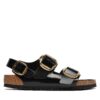 Сандали Birkenstock Milano Big Buckle 1024211 Черен цвят на ниска цена
